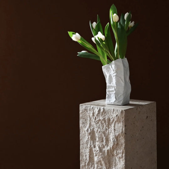 KAMI VASE, MINI - BONE WHITE