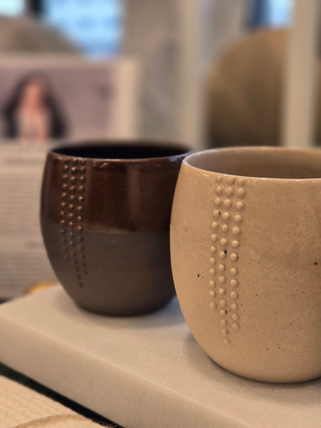 Artisan ceramic cups- set of 3