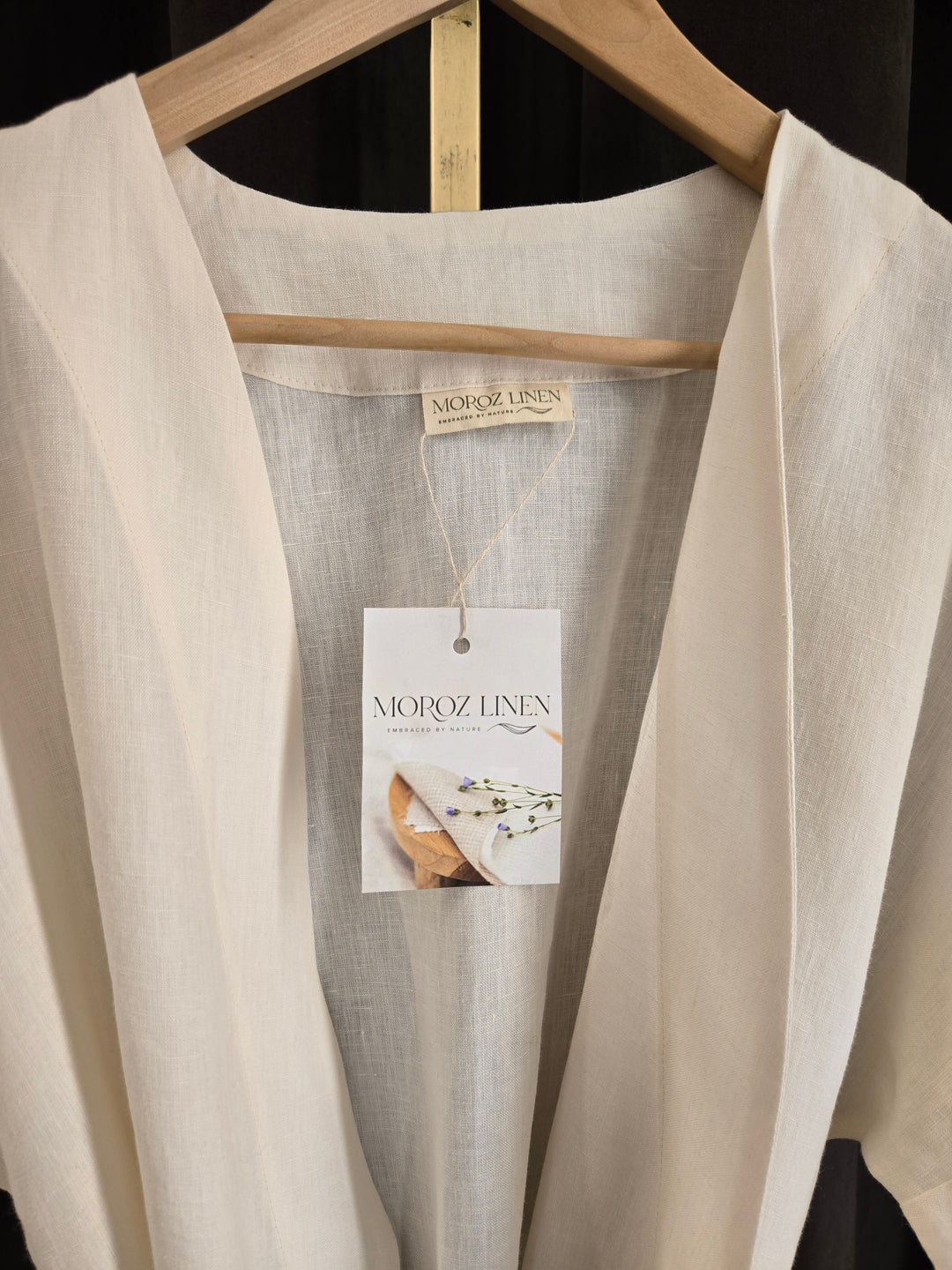 Moroz Linens 100% French/Belgian Linen Robes