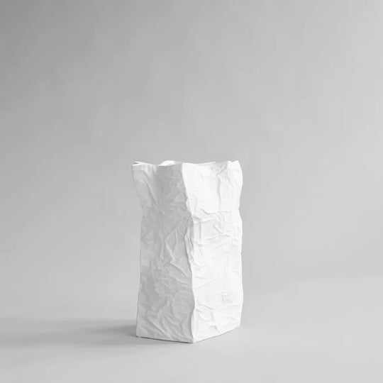 KAMI VASE, BIG - BONE WHITE