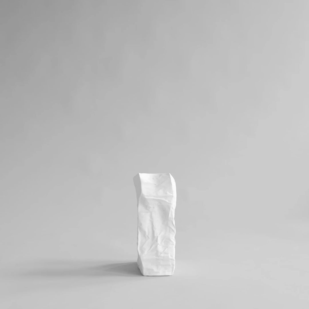 KAMI VASE, MEDIO - BONE WHITE