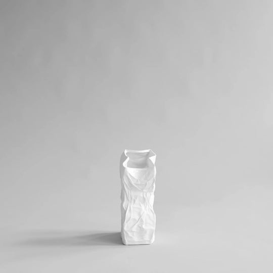 KAMI VASE, MEDIO - BONE WHITE
