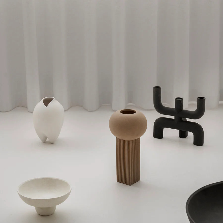 SUMO VASE, SLIM PETIT - BONE WHITE