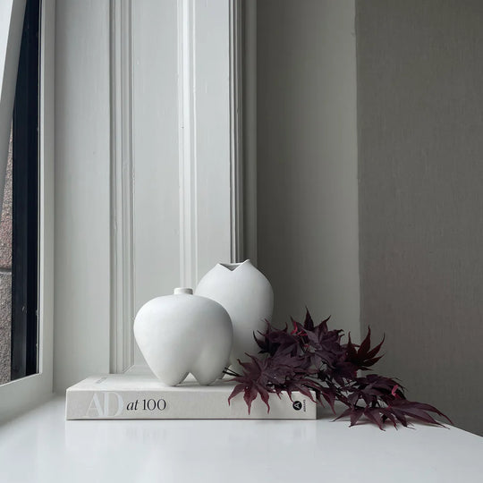 SUMO VASE, SLIM PETIT - BONE WHITE