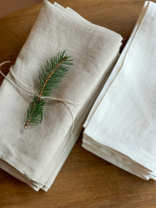 Moroz Linens 100% French/Belgian Linen Napkins