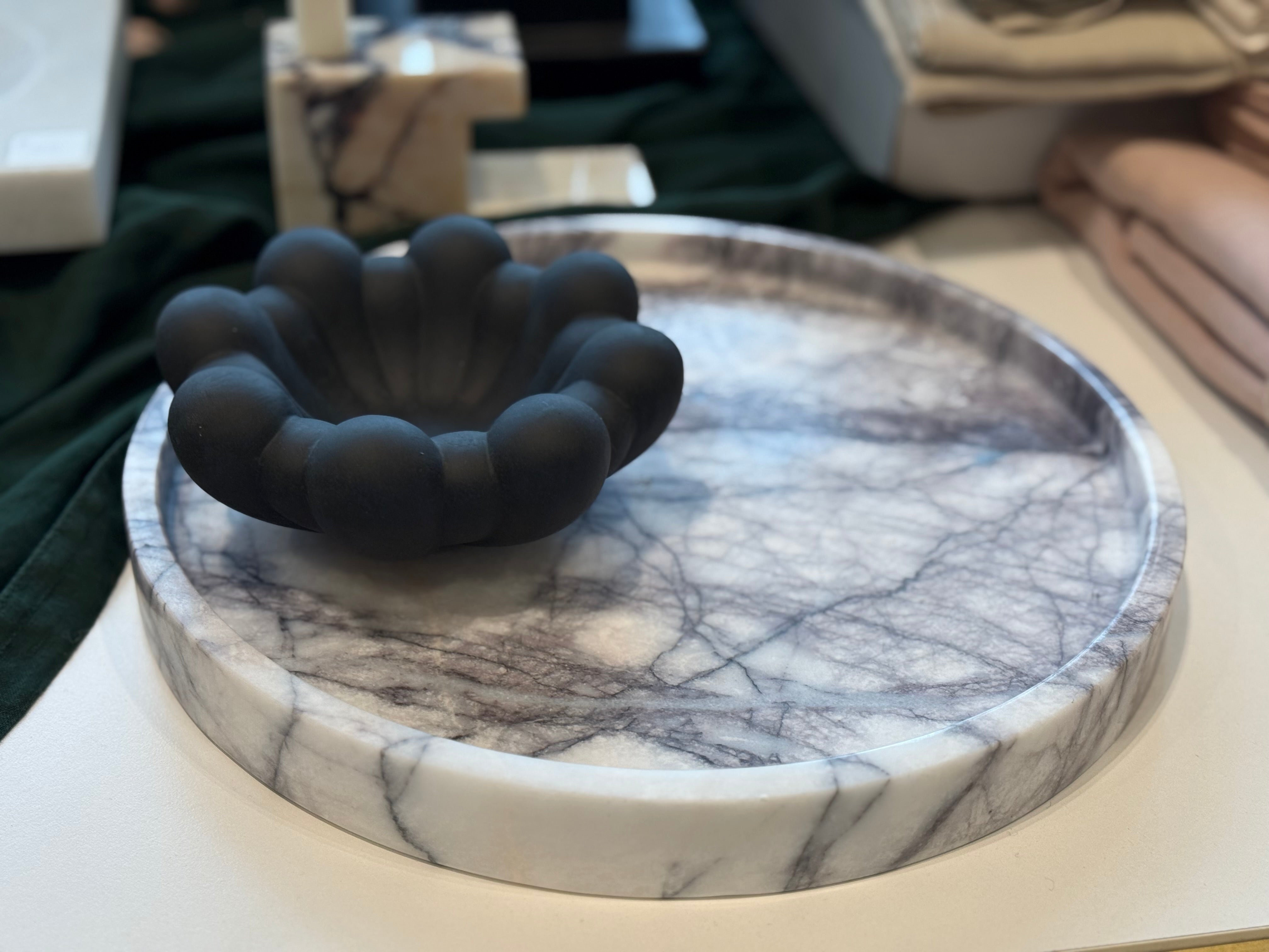 Lilac Marble Fruit Tray – Parallax Atelier
