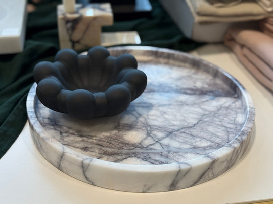 Lilac Marble Fruit Tray