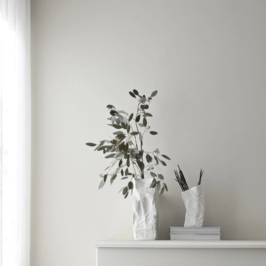 KAMI VASE, MEDIO - BONE WHITE