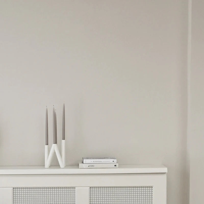 W CANDLEHOLDER - WHITE