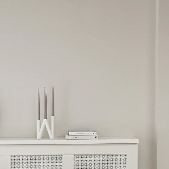 W CANDLEHOLDER - WHITE