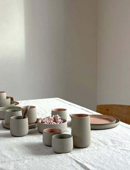EMMA BOWL Ø 5.31 IN, 2 PCS - ROSE/GREIGE